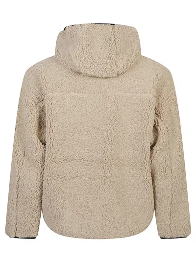 Diesel S-zat Sweat-shirt Puffer Jackets Beige In Brown