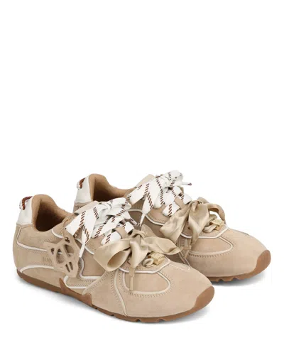 Naked Wolfe Adorad Lace-up Sneakers In Neutral