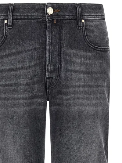 Jacob Cohen Distressed Denim Trousers Five Pockets In Multi