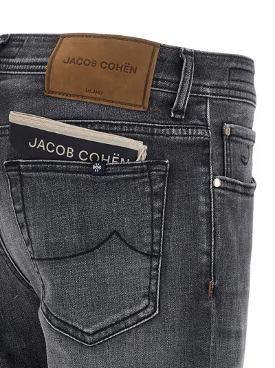 Jacob Cohen Distressed Denim Trousers Five Pockets In Multi
