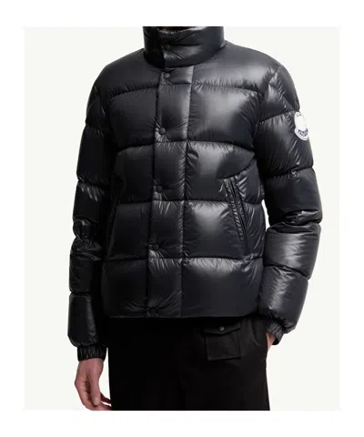 Moncler Men Tripiti Short Down Jacket Navy In Blue