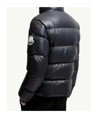Moncler Men Tripiti Short Down Jacket Navy In Blue