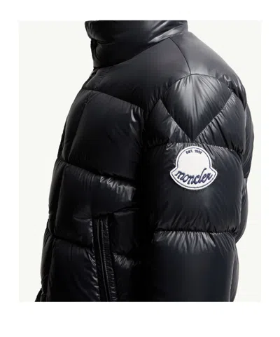 Moncler Men Tripiti Short Down Jacket Navy In Blue