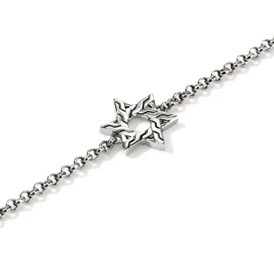 John Hardy Jh Essential Star Of David Bracelet, Sterling Silver