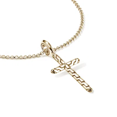 John Hardy Jh Essential Cross Necklace, Gold