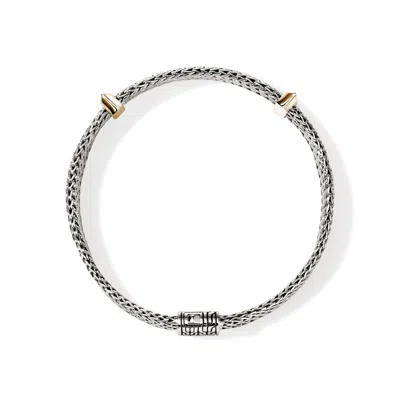John Hardy Icon Link Bracelet, Sterling Silver, Gold, 6mm