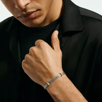 John Hardy Icon Link Bracelet, Sterling Silver, Gold, 6mm