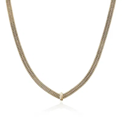 John Hardy Icon Link Necklace, Gold, Diamonds, 6mm