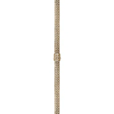 John Hardy Icon Link Necklace, Gold, Diamonds, 6mm