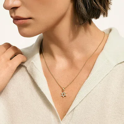 John Hardy Jh Essential Star Of David Necklace, Gold, Diamonds