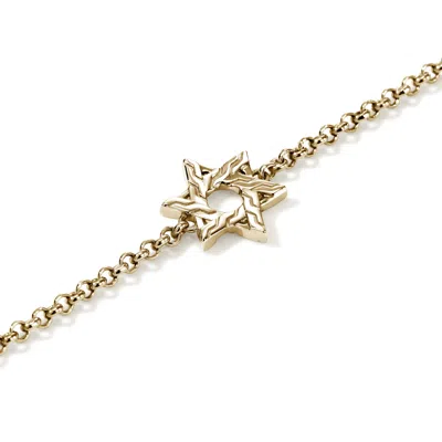 John Hardy Jh Essential Star Of David Bracelet, Gold
