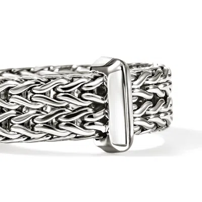 John Hardy Icon Link Bar Ring, Sterling Silver, 6mm