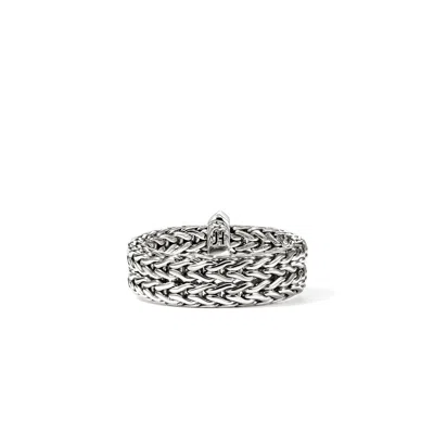 John Hardy Icon Link Bar Ring, Sterling Silver, 6mm