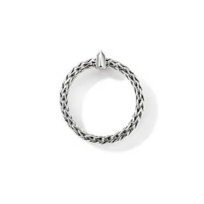John Hardy Icon Link Bar Ring, Sterling Silver, 6mm