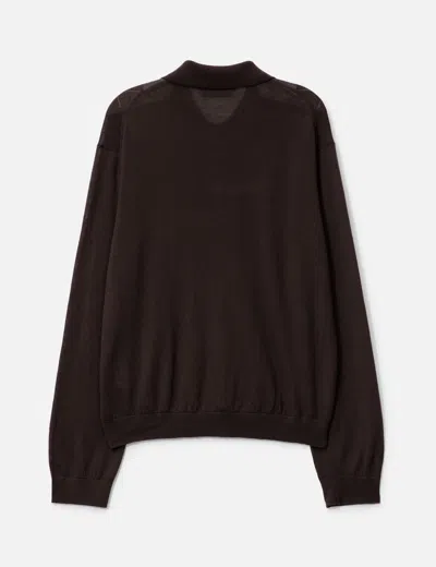 Our Legacy Evening Polo In Brown