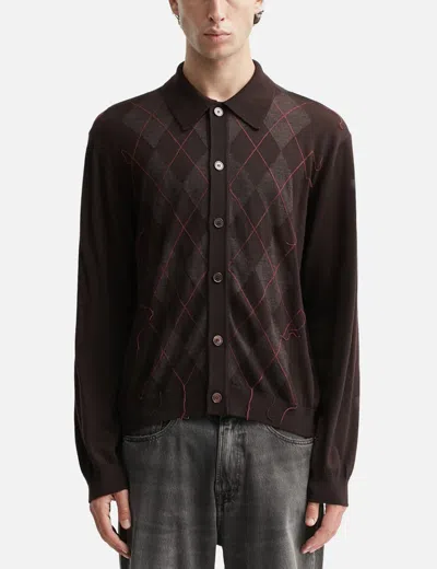 Our Legacy Evening Polo In Brown