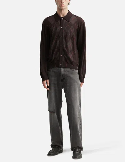 Our Legacy Evening Polo In Brown