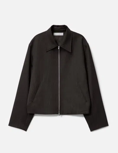 Our Legacy Virgin Wool Layering Jacket In Black