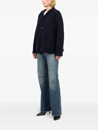 排扣初剪羊毛夹克