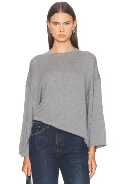 Khaite Quico Pleated-sleeves Blouse In White