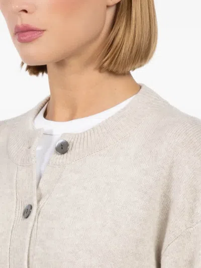 Autumn Cashmere Button-front Cardigan In Neutral