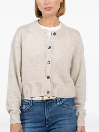 Autumn Cashmere Button-front Cardigan In Neutral