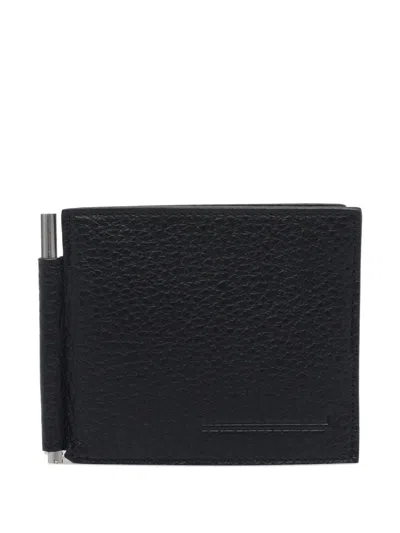 Tom Ford Wallet With T-shaped Money Clip In Black