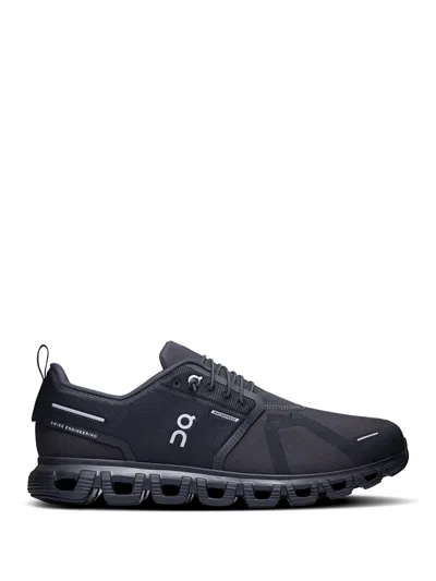 On Waterproof Casual Sneakers With Enhanced Comfort In Black