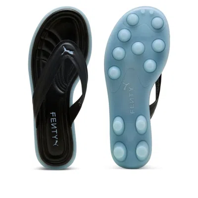 Puma X Fenty Cat Cleat Jelly Sandal In Black