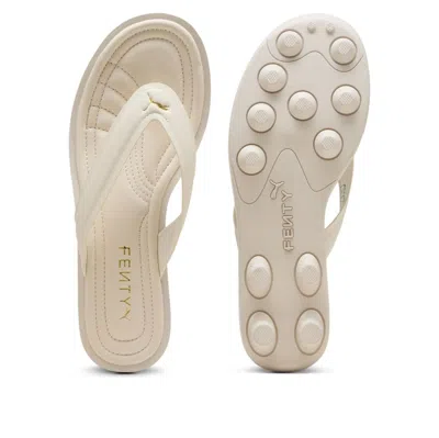 Puma X Fenty Cat Cleat Jelly Sandal In White