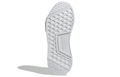 Adidas Originals Nmd_r1 "white/copper Metallic" Sneakers In White