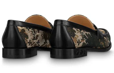 Pre-owned Louis Vuitton Loafers 'brown Camouflage Monogram' In Multi
