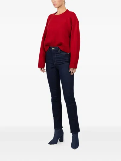 Frame Five-pocket Design Jeans In Black