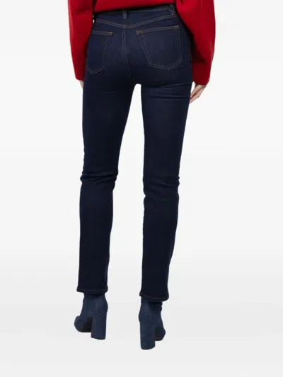 Frame Five-pocket Design Jeans In Black