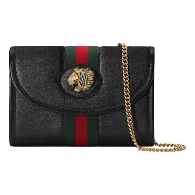 Gucci (wmns)  Rajah Seriesclutch Chain Single Shoulder Bag Mini Black