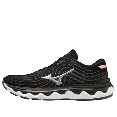 Mizuno Women's Wave Horizon Shoe In Black/silver In Black