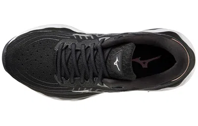 Mizuno Women's Wave Horizon Shoe In Black/silver In Black