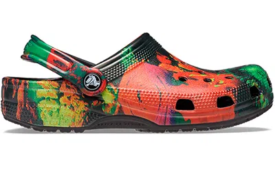 Crocs Classic Clog Beach Unisex Black Sandals 'black' In Multi