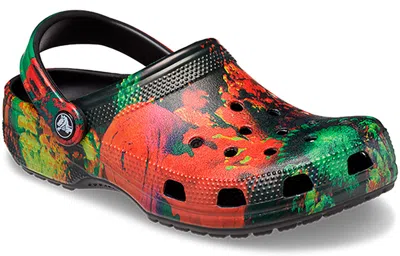 Crocs Classic Clog Beach Unisex Black Sandals 'black' In Multi