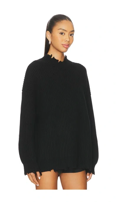 Simkhai Willa Distressed Ribbed Wool Sweater In Multi