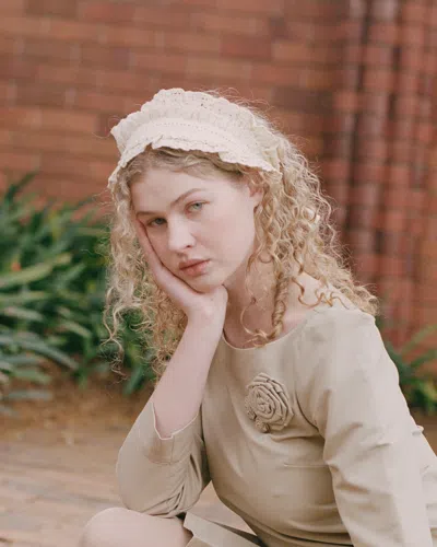 My Mum Made It Lace Layer Headband In White