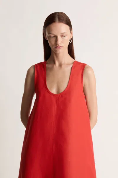 Lee Mathews Carmen Dress In Red