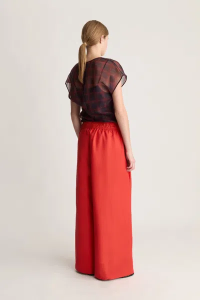 Lee Mathews Carmen Trousers In Red