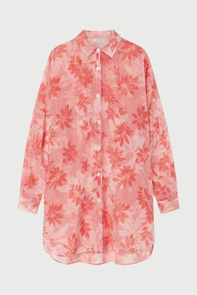 Lee Mathews Meredith Tunic In Red