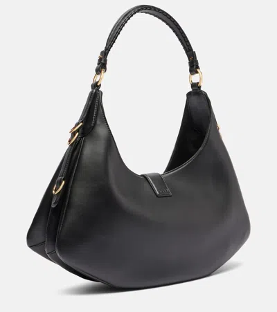 Ganni Kat Medium Shoulder Bag In Black