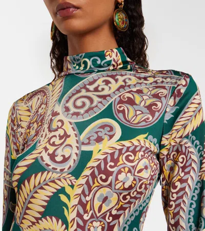 Etro Paisley Print Dress In Multi