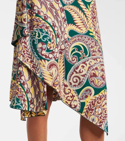 Etro Paisley Print Dress In Multi