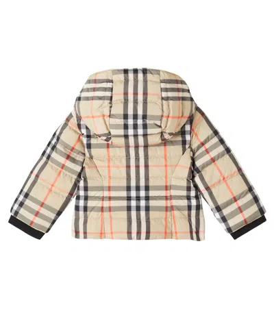 BURBERRY CHECK羽绒夹克