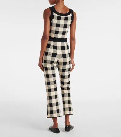 Posse Pippa High Waist Pants In Heritage Plaid In Black