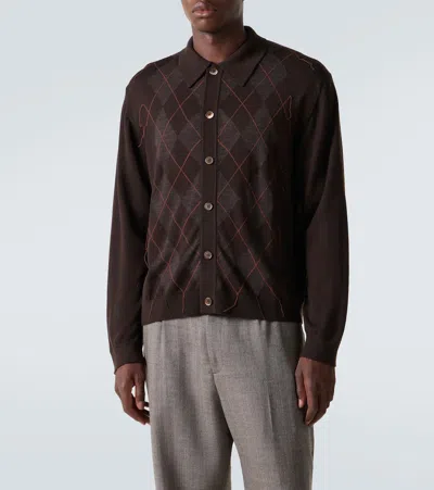 Our Legacy Evening Polo In Brown